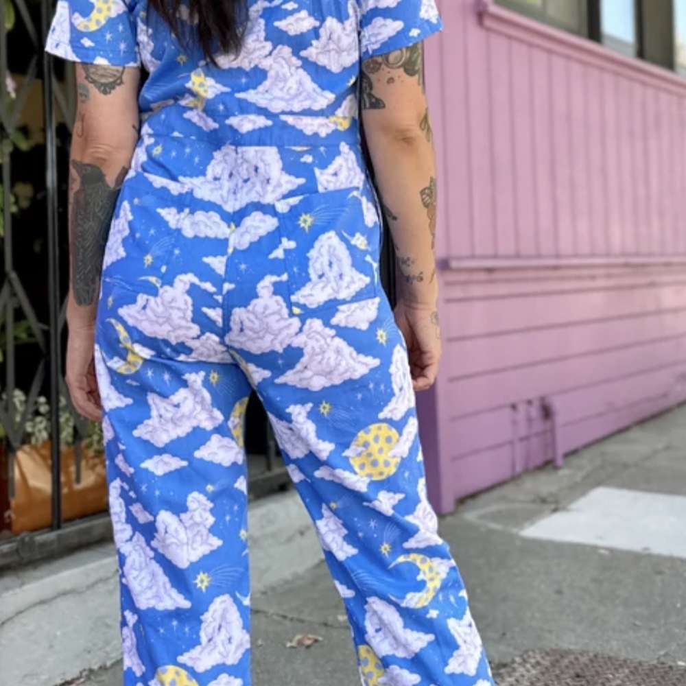 Poplin Coveralls Cloud People - Picture 4 of 5